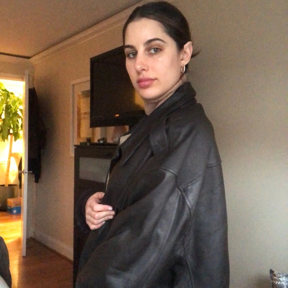 Vintage chocolate brown bomber - Picture 2 of 5